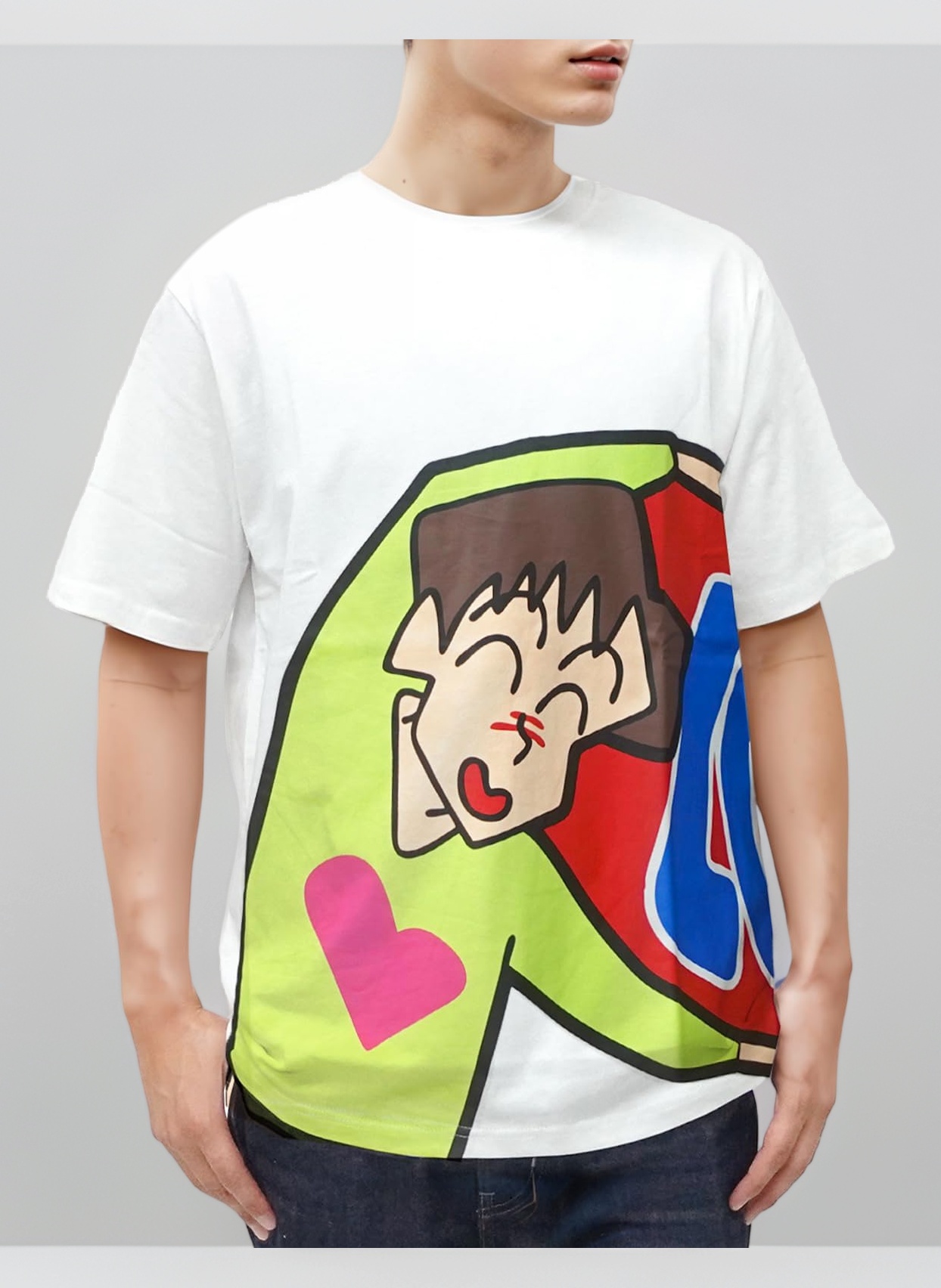 Amazon | Tシャツ しんちゃん ミッチー ヨシりん LOVE ペア お揃い